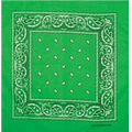 Kelly Green Fashion Bandana with Custom Imprint